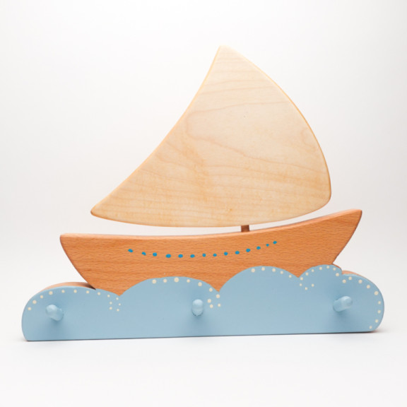 Sailboat coat hanger